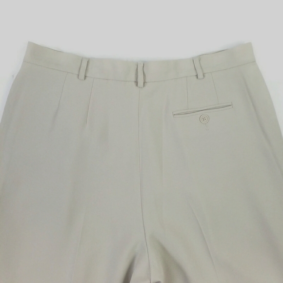 NYGARD Collection Putty Crepe Essential Pleated Front Dress Pants Womens 12P - Picture 8 of 14